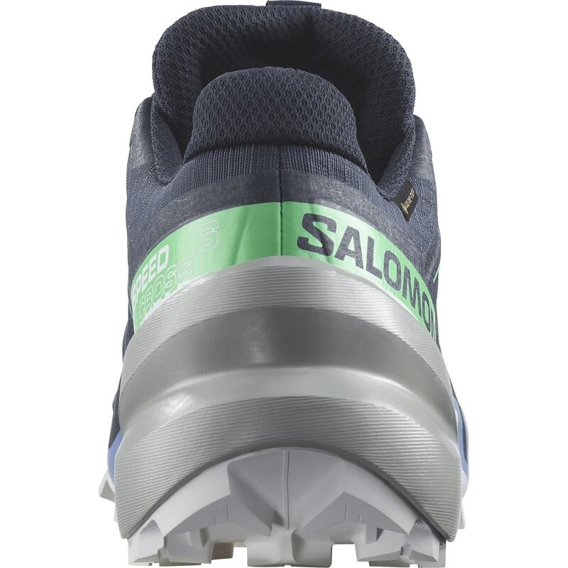 Neu Eingetroffen Salomon Damen Trailrunningschuhe SHOES SPEEDCROSS 6 GTX W - Kohlenstoff/Provence/Weiß