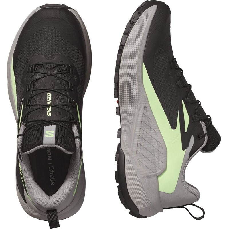 Neu Eingetroffen Salomon Damen Trailrunningschuhe SHOES GENESIS GTX W - Schwarz/Möwe/Patinagrün