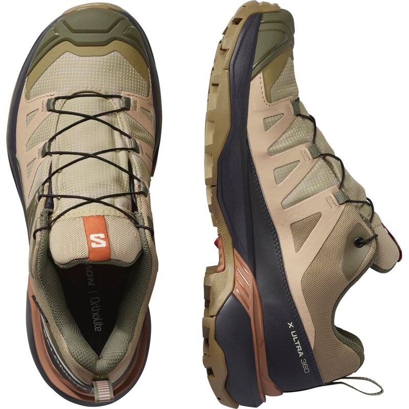 Neu Eingetroffen Salomon Damen Multifunktionsschuhe SHOES X ULTRA 360 GTX W - Safari/Haselnuss/Sierra