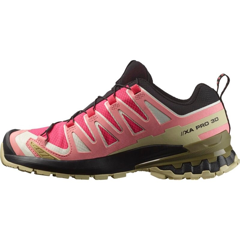 Neu Eingetroffen Salomon Damen Trailrunningschuhe SHOES XA PRO 3D V9 GTX W - Rotrot/Vanilleeis/Martini-Olive