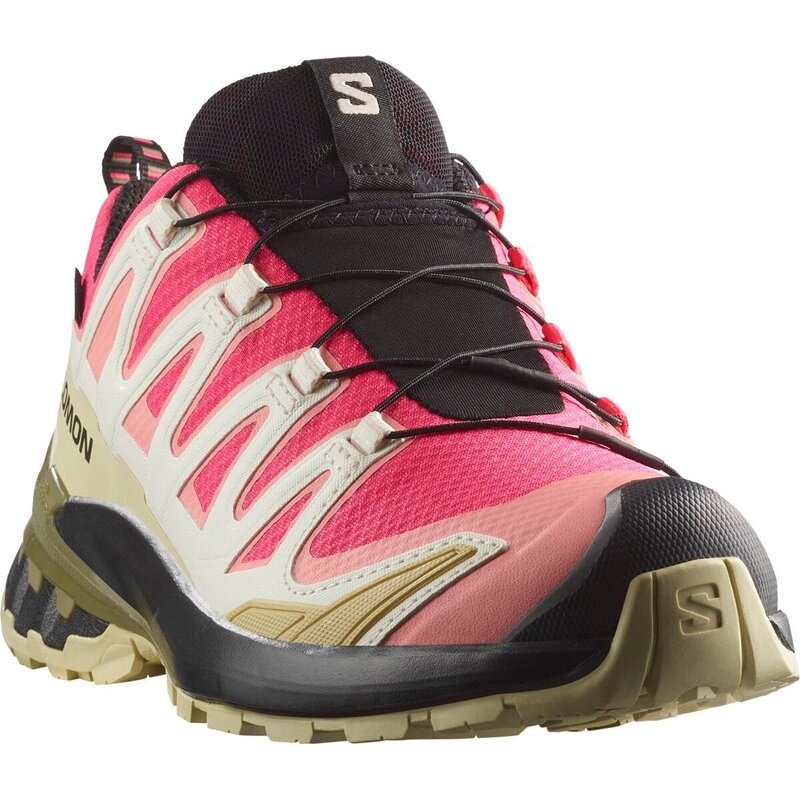 Neu Eingetroffen Salomon Damen Trailrunningschuhe SHOES XA PRO 3D V9 GTX W - Rotrot/Vanilleeis/Martini-Olive