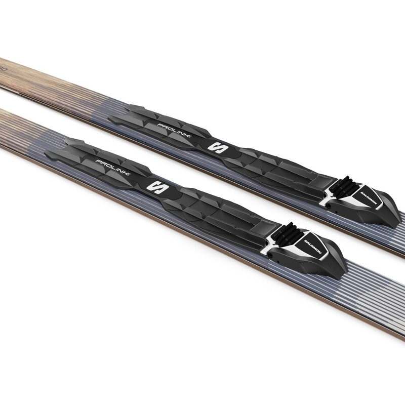 Neu Eingetroffen Salomon Langlauf Ski OUTPATH 65 GRIP PM PLK ACC - Sargasso Sea/Rapper Brown/Weiß