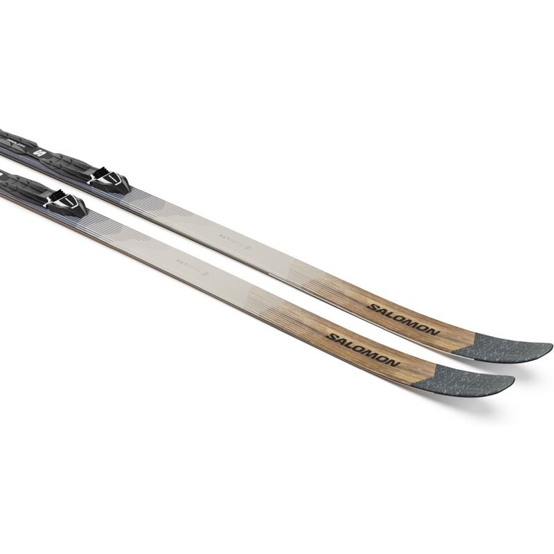 Neu Eingetroffen Salomon Langlauf Ski OUTPATH 65 GRIP PM PLK ACC - Sargasso Sea/Rapper Brown/Weiß