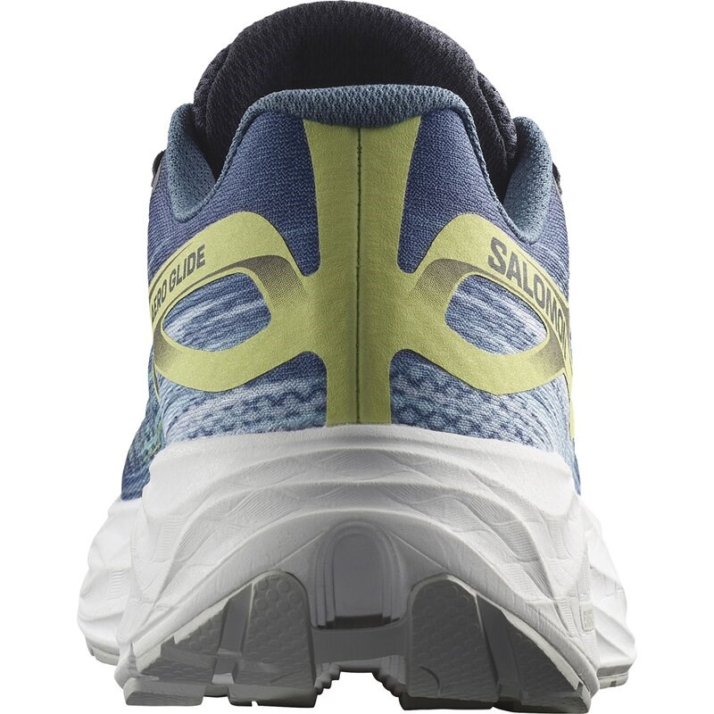 Neu Eingetroffen Salomon Herren Laufschuhe SHOES AERO GLIDE Blue - Blaue Asche/Dunkelsaphir/Sonnenlimette
