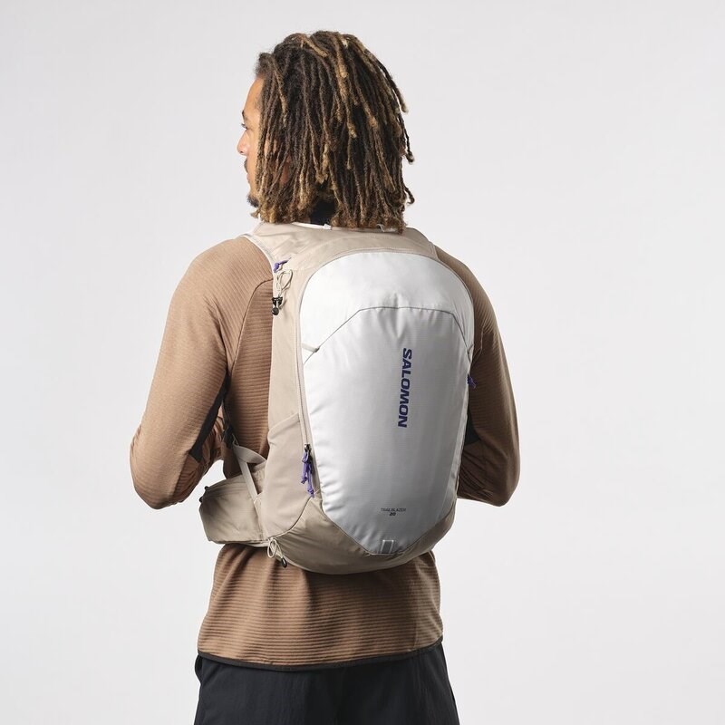 Neu Eingetroffen Salomon Kleintasche TRAILBLAZER 20 VINTAGE - VINTAGE KHAKI/Glacier Gray