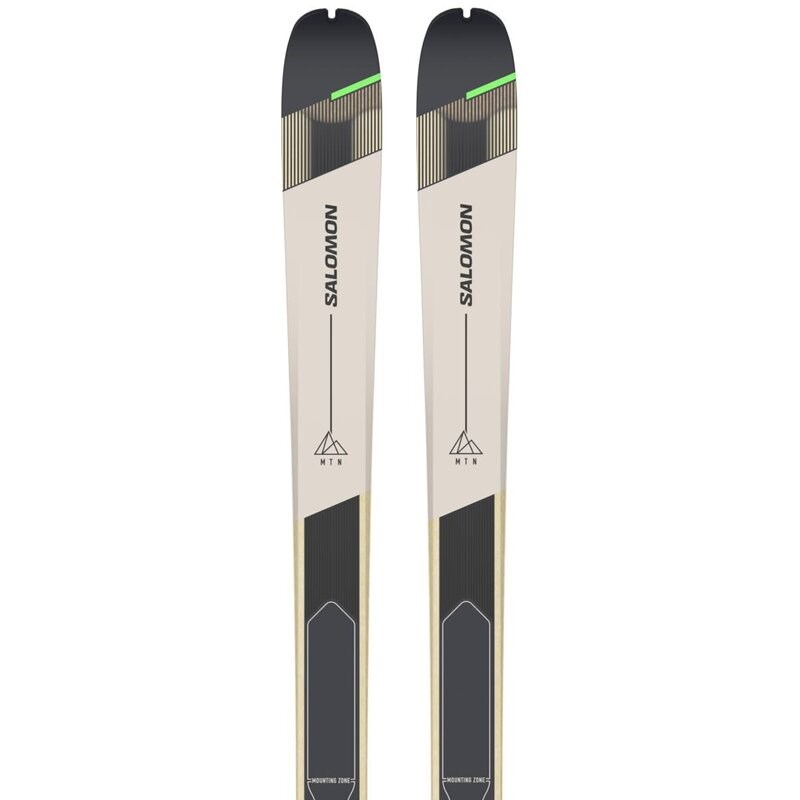 Neu Eingetroffen Salomon Herren Freeride Ski N MTN 86 CARB - Regentag/Schwarz/Pastell-Neongrün 1