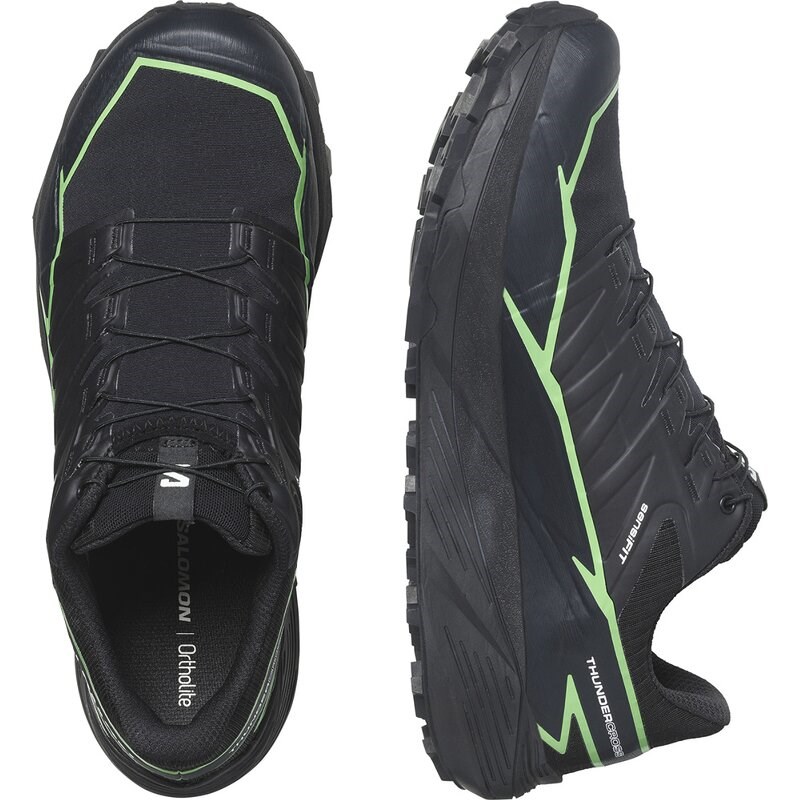 Neu Eingetroffen Salomon Herren Trailrunningschuhe SHOES THUNDERCROSS GTX - Schwarz/Grüner Gecko/Schwarz