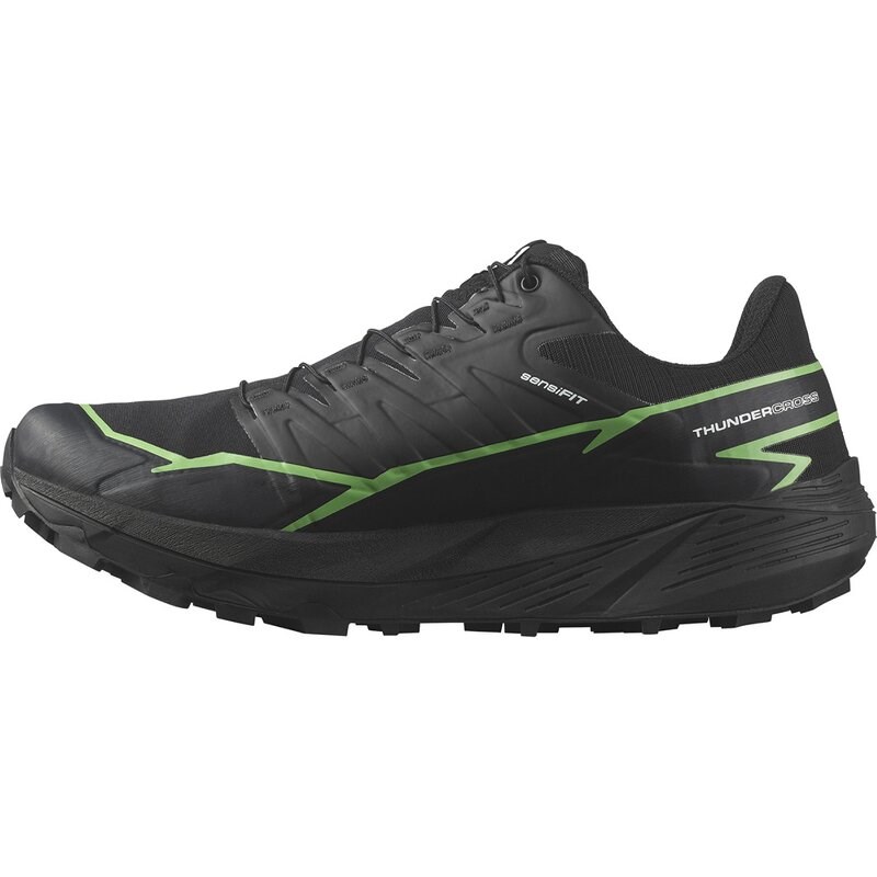 Neu Eingetroffen Salomon Herren Trailrunningschuhe SHOES THUNDERCROSS GTX - Schwarz/Grüner Gecko/Schwarz