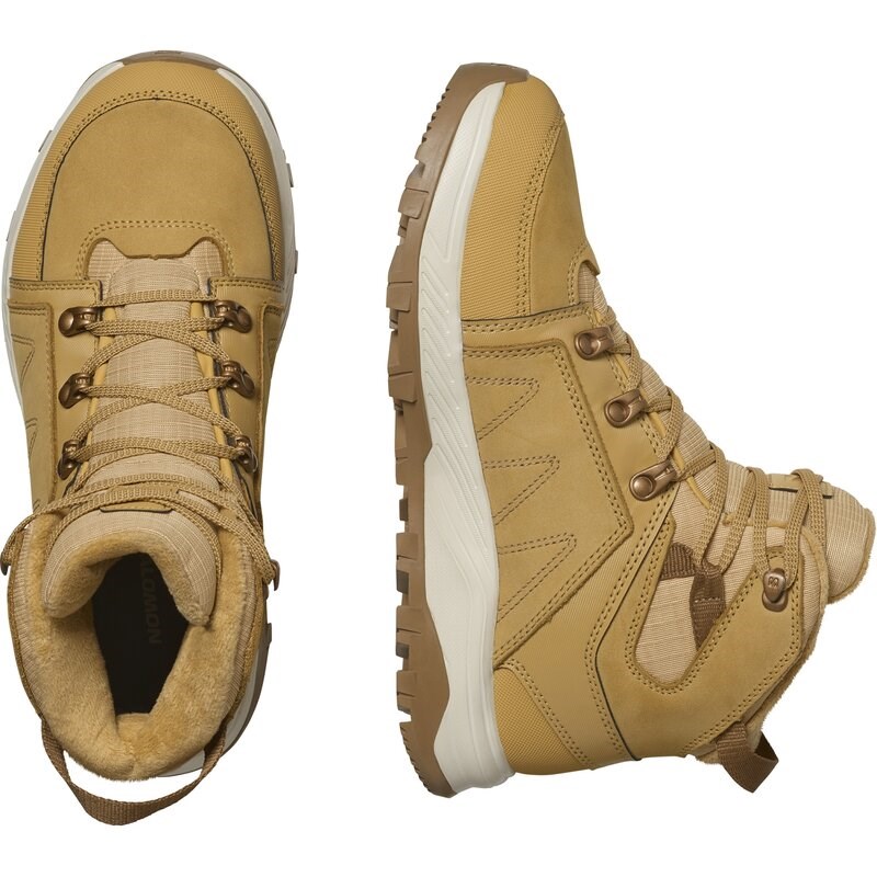 Neu Eingetroffen Salomon Damen Apres Schuhe SHOES OUTCHILL TS CSWP W - Toffee/Mandelmilch/Rohleder