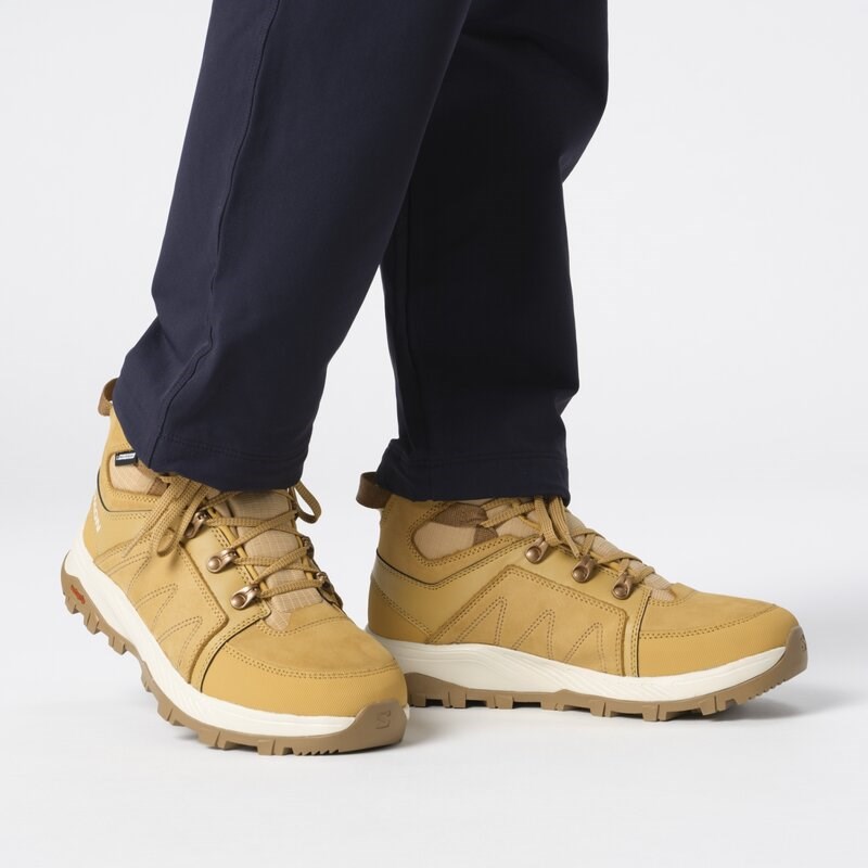 Neu Eingetroffen Salomon Damen Apres Schuhe SHOES OUTCHILL TS CSWP W - Toffee/Mandelmilch/Rohleder