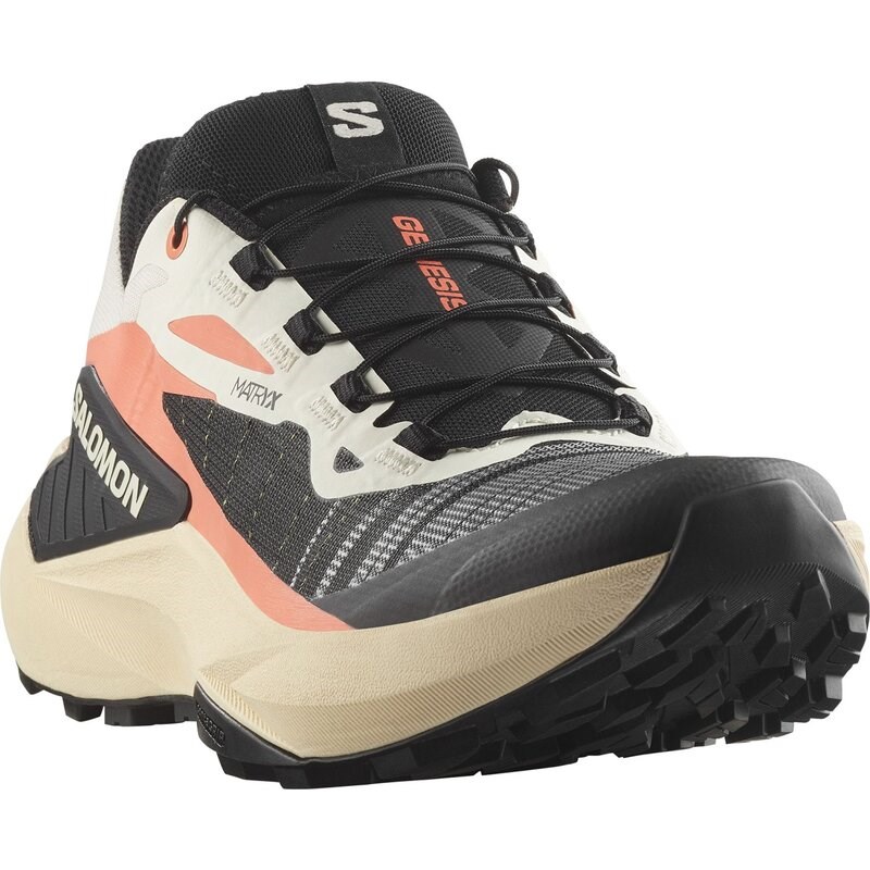 Neu Eingetroffen Salomon Damen Trailrunningschuhe SHOES GENESIS W - Fusionskoralle/Zarter Pfirsich/Schwarz