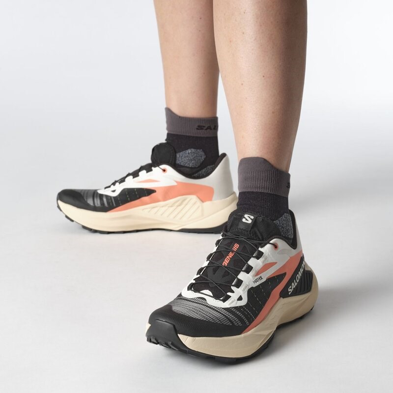 Neu Eingetroffen Salomon Damen Trailrunningschuhe SHOES GENESIS W - Fusionskoralle/Zarter Pfirsich/Schwarz