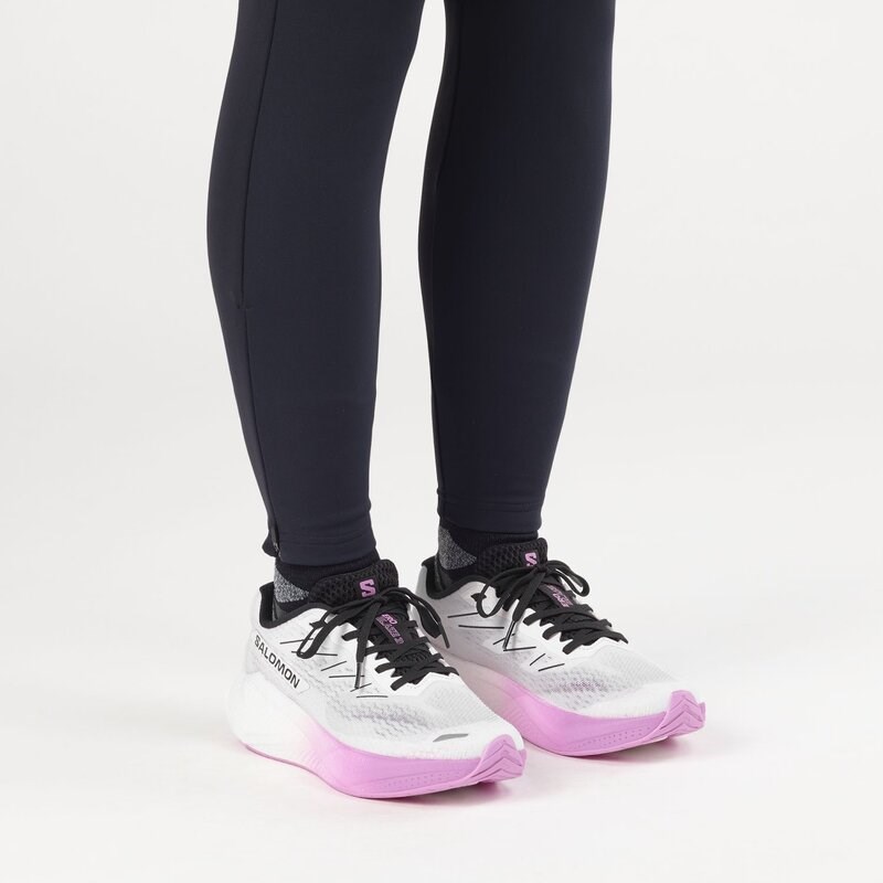 Neu Eingetroffen Salomon Damen Laufschuhe SHOES AERO BLAZE 3 W - Weiß/Schwarz/Cyclamen