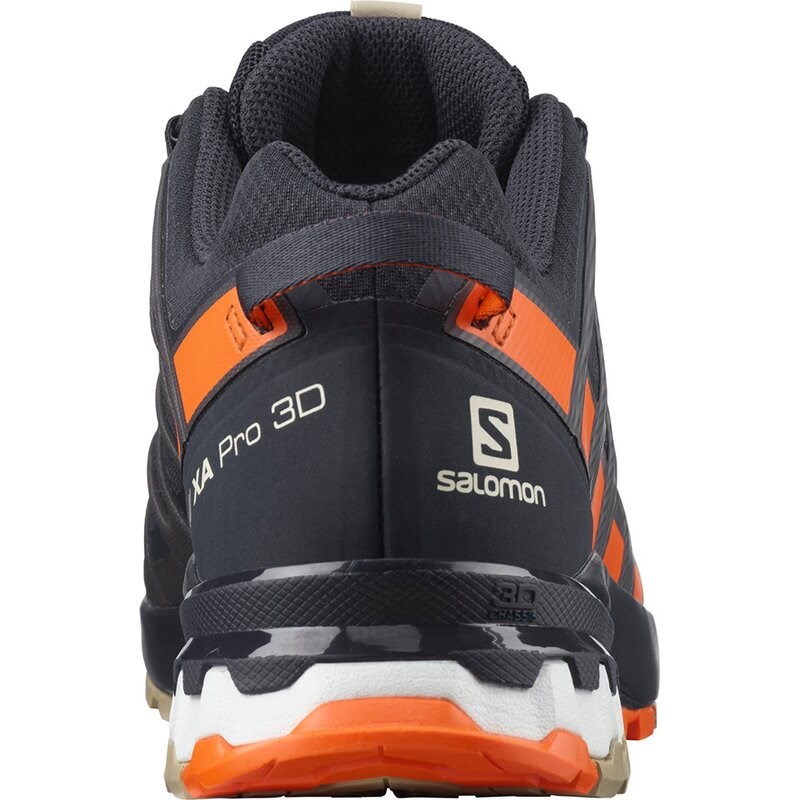 Neu Eingetroffen Salomon Herren Trailrunningschuhe XA PRO 3D v8 - Nachthimmel/Rotorange/Safari