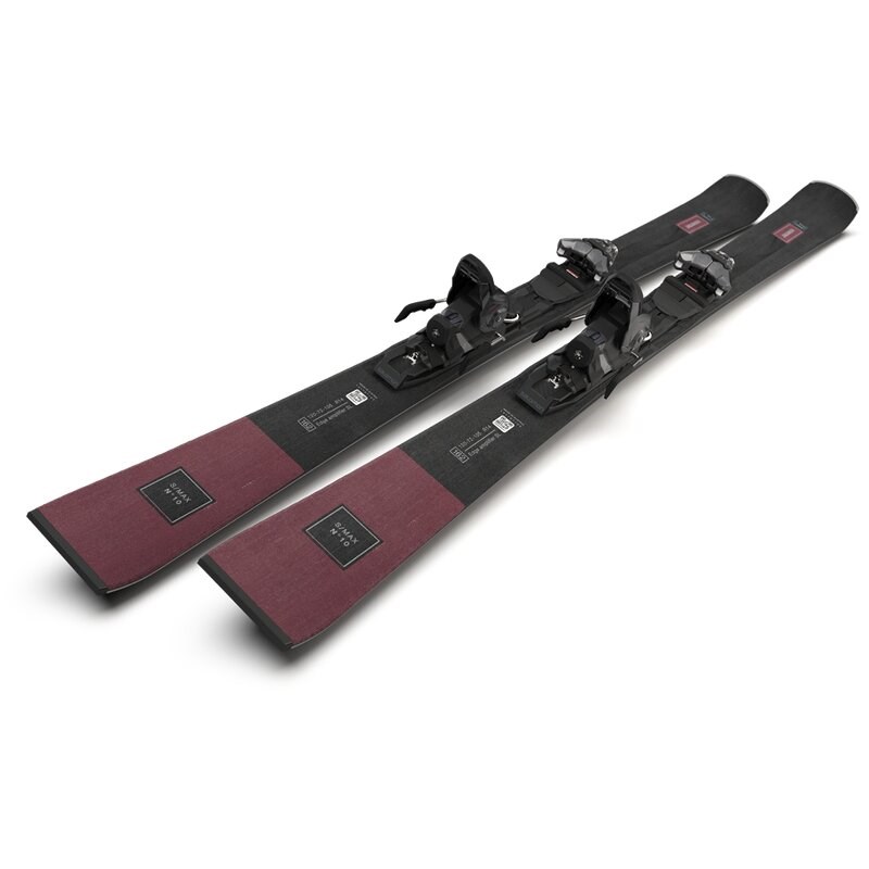 Neu Eingetroffen Salomon Damen All-Mountain Ski E - Schwarz/Cordovan Metallic/Silber Metallic