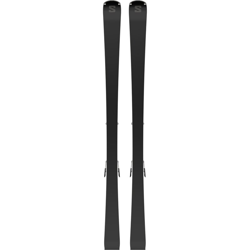 Neu Eingetroffen Salomon Damen All-Mountain Ski E - Schwarz/Cordovan Metallic/Silber Metallic