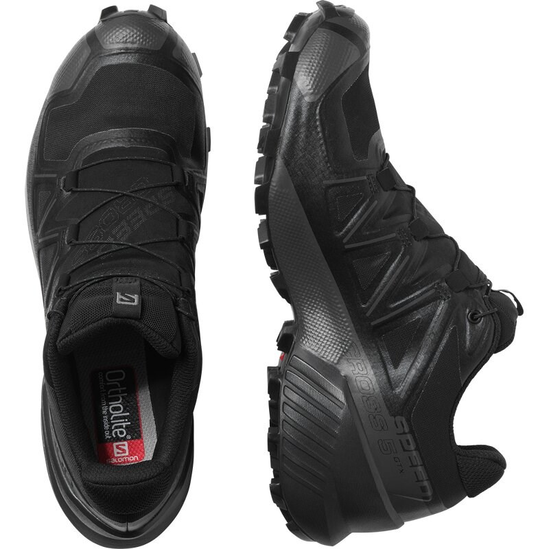 Neu Eingetroffen Salomon Herren Trailrunningschuhe "Supercross 5 - Schwarz/Schwarz/Phantom
