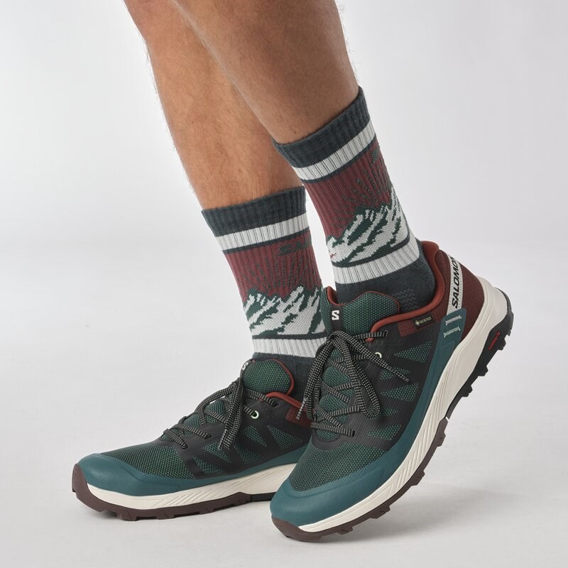 Neu Eingetroffen Salomon Herren Multifunktionsschuhe SHOES OUTRISE GTX - Ponderosa-Kiefer/Bitterschokolade/Vanille