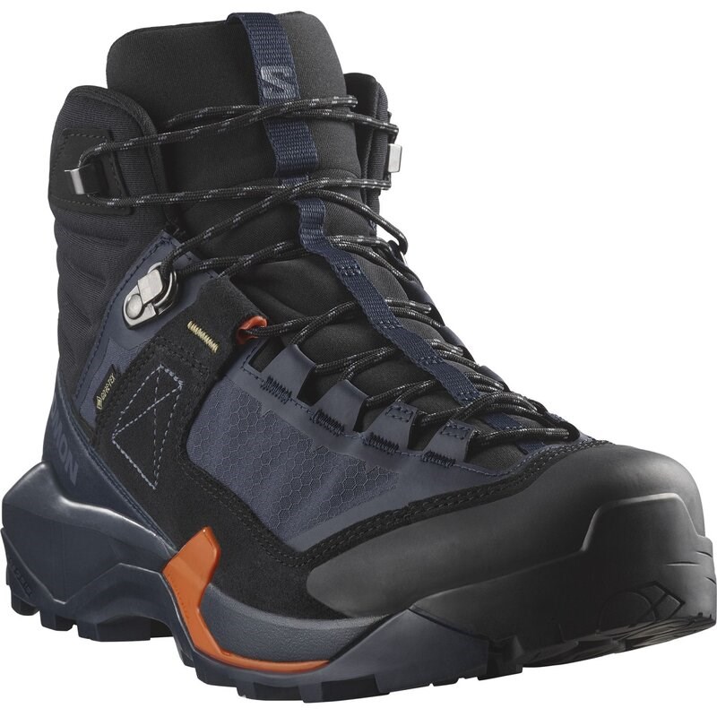 Neu Eingetroffen Salomon Herren Multifunktionsstiefel SHOES X ULTRA ALPINE MID GTX Blue - Blaue Nächte/Schwarz/Rotorange