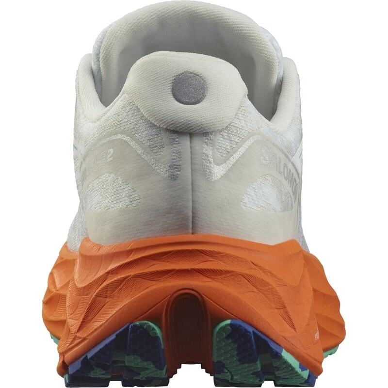 Neu Eingetroffen Salomon Damen Laufschuhe SHOES AERO GLIDE 2 W - Weiß/Kirschtomate/Elektrisches Grün