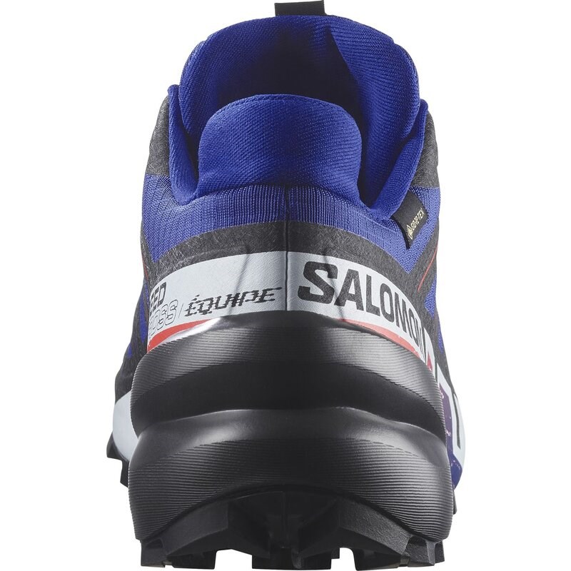 Neu Eingetroffen Salomon Herren Trekkingsandale SHOES SPEEDCROSS 6 GTX EQUIPE Surf - Surf the Web/Feuriges Rot/Weiß