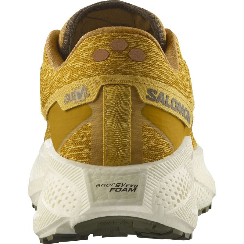 Neu Eingetroffen Salomon Herren Laufschuhe SHOES AERO GLIDE 3 GRVL - Scharfer Senf/Vanilleeis/Tief Lich