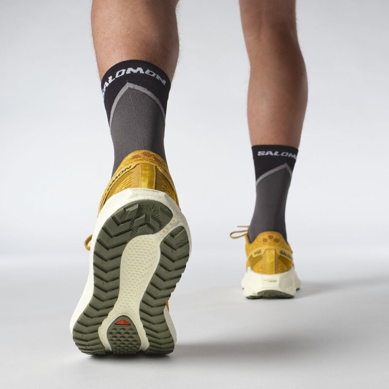 Neu Eingetroffen Salomon Herren Laufschuhe SHOES AERO GLIDE 3 GRVL - Scharfer Senf/Vanilleeis/Tief Lich