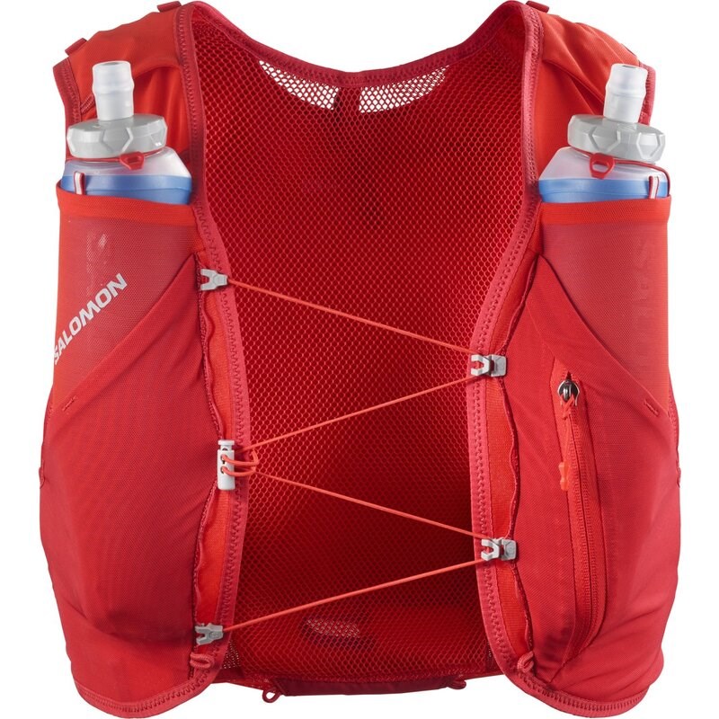 Neu Eingetroffen Salomon Rucksack ADV SKIN 5 SET FLAME - Flammenrot / Haute Red