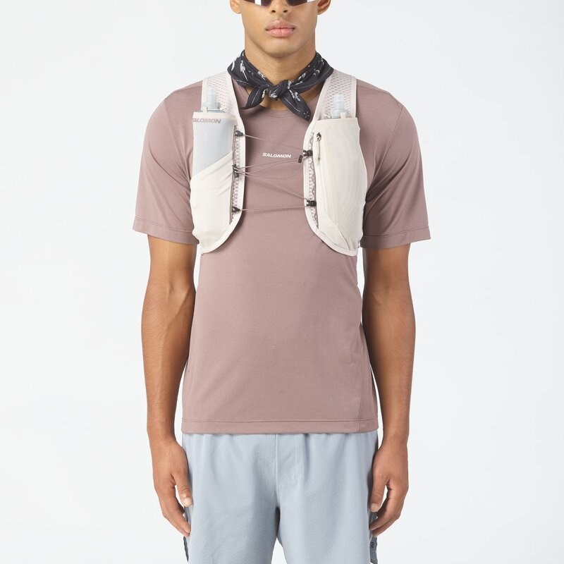 Neu Eingetroffen Salomon Rucksack GRVL SKIN - SILBERWOLKE / EISEN