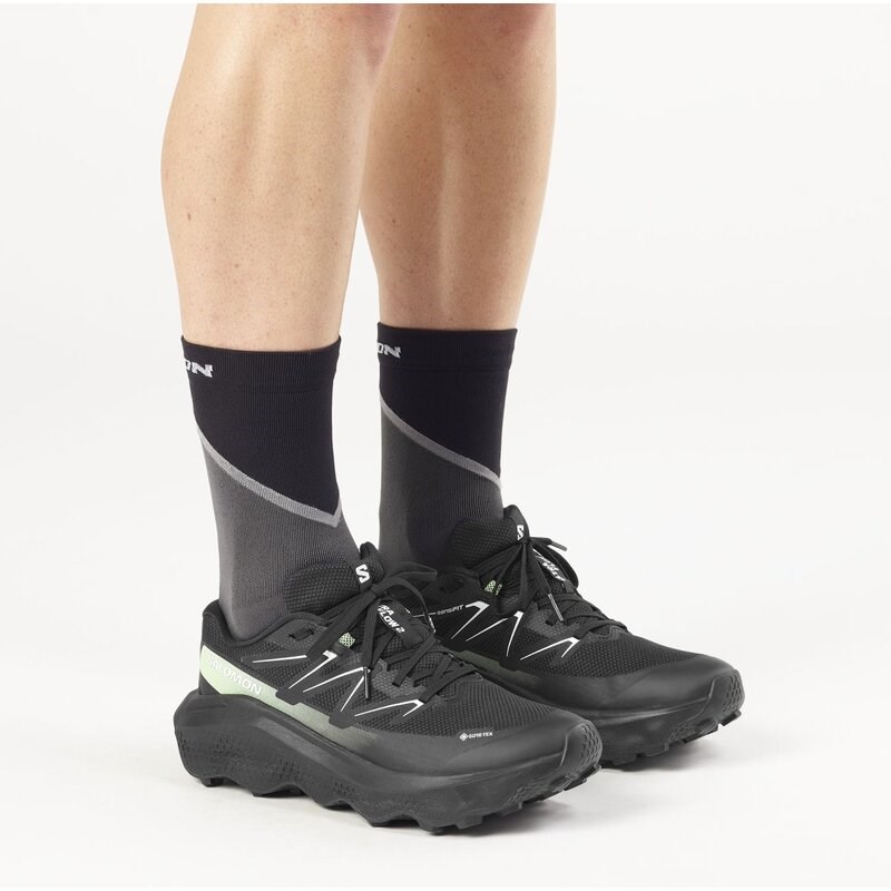 Neu Eingetroffen Salomon Herren Trailrunningschuhe SHOES ULTRA FLOW 2 GTX - Schwarz/Schwarz/Patinagrün