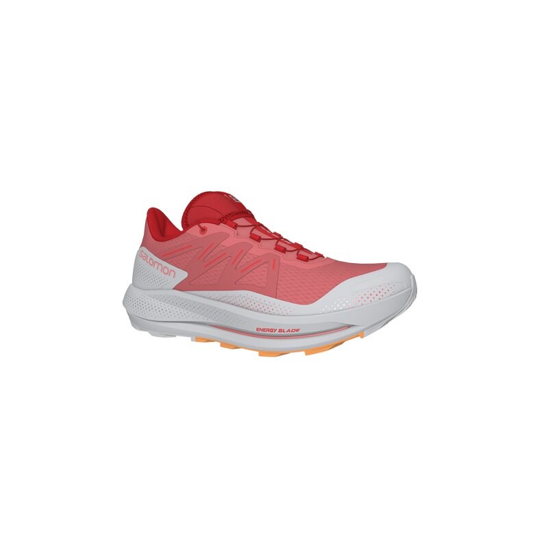 Neu Eingetroffen Salomon Damen Trailrunningschuhe SHOES PULSAR TRAIL W Tea - Teerose/Nimbuswolke/Feuriges Orange