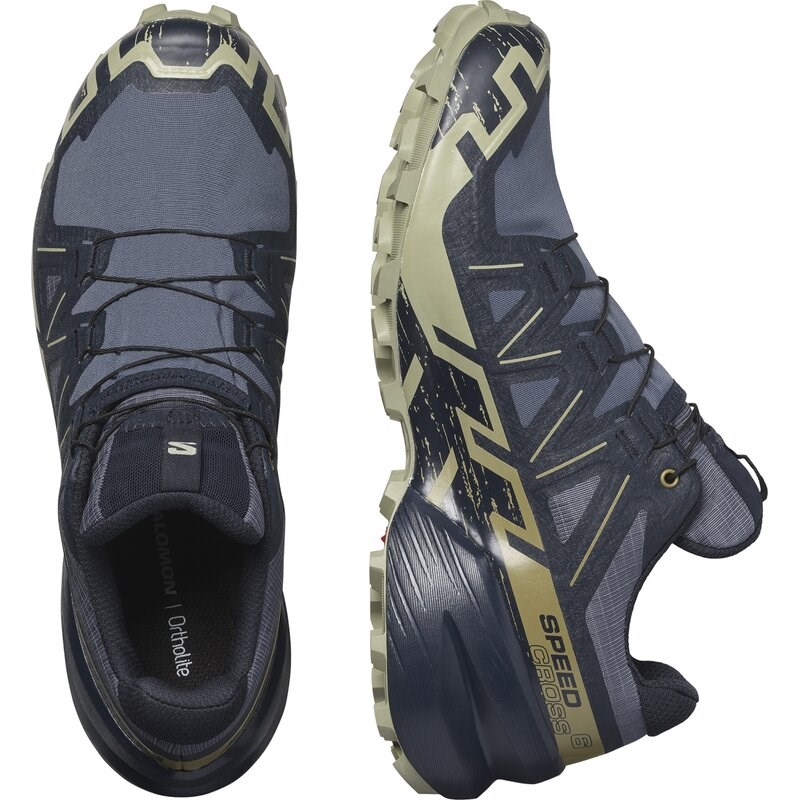 Neu Eingetroffen Salomon Herren Trailrunningschuhe SHOES SPEEDCROSS 6 GTX - Grisaille/Kohlenstoff/Tee