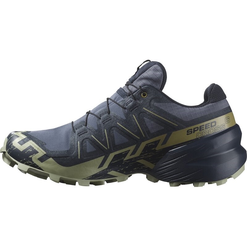 Neu Eingetroffen Salomon Herren Trailrunningschuhe SHOES SPEEDCROSS 6 GTX - Grisaille/Kohlenstoff/Tee