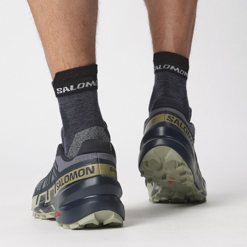 Neu Eingetroffen Salomon Herren Trailrunningschuhe SHOES SPEEDCROSS 6 GTX - Grisaille/Kohlenstoff/Tee