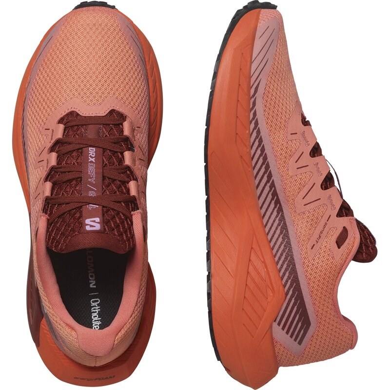 Neu Eingetroffen Salomon Damen Laufschuhe SHOES DRX DEFY GRVL W - Canyon Clay/Ingwer/Gebrannter Ziegelstein