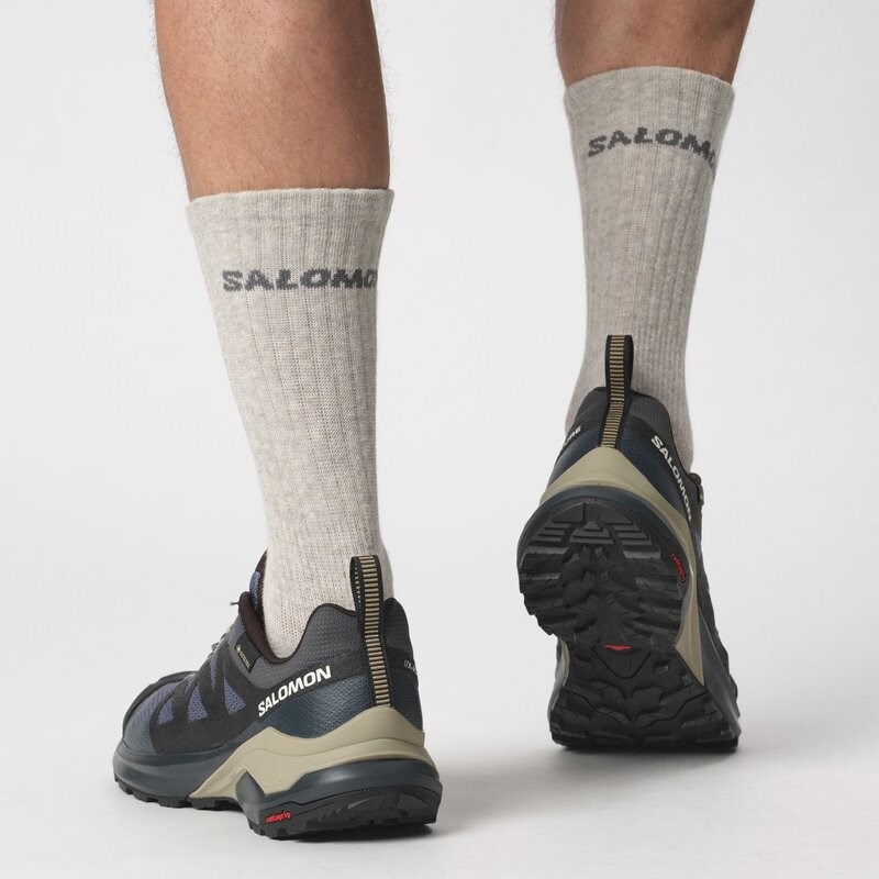 Neu Eingetroffen Salomon Herren Trailrunningschuhe SHOES X-ADVENTURE GTX - Grisaille / Schwarz / Schiefergrün