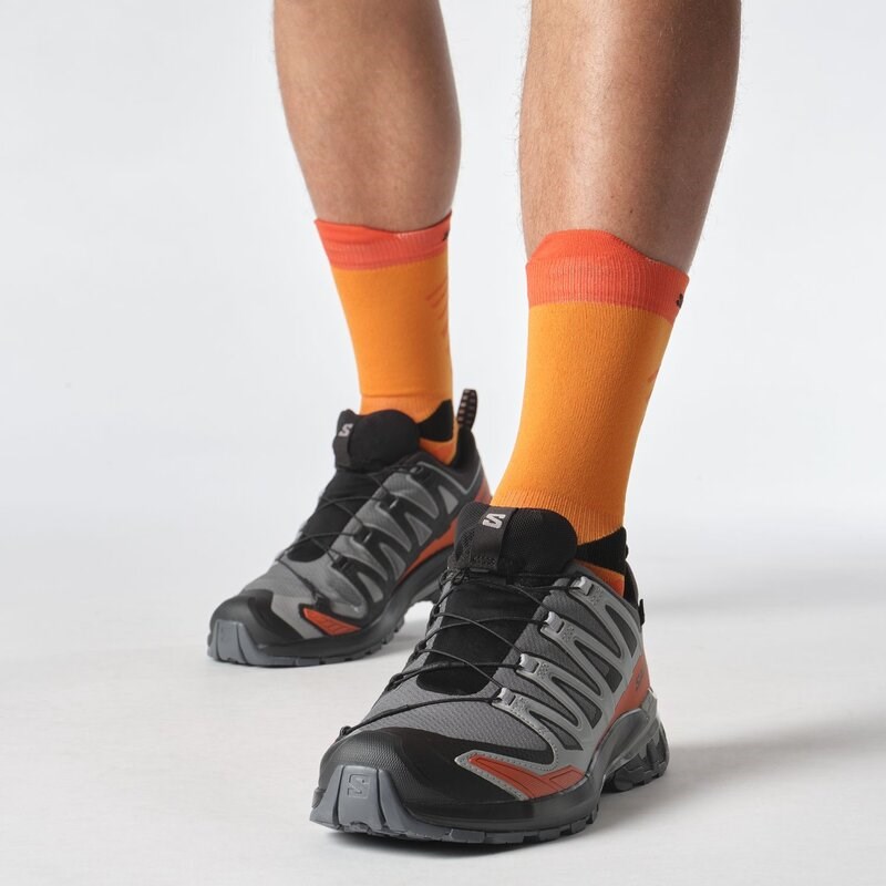 Neu Eingetroffen Salomon Herren Trailrunningschuhe SHOES XA PRO 3D V9 GTX - Turbulenz/Schwarz/Gebrannter Ocker