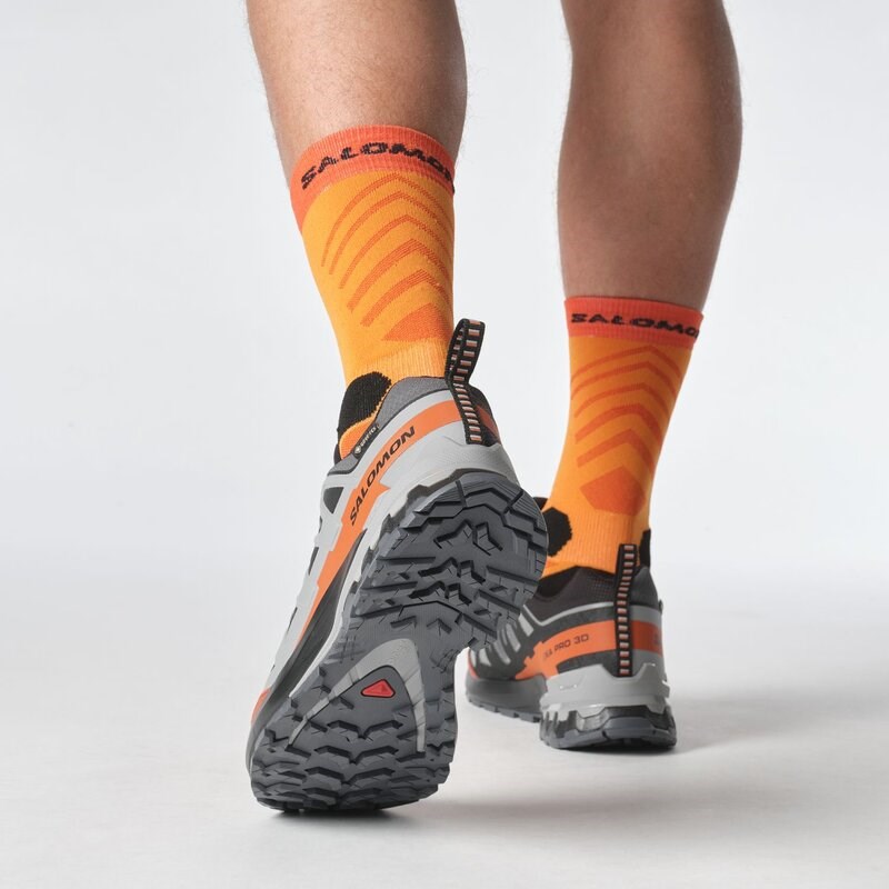 Neu Eingetroffen Salomon Herren Trailrunningschuhe SHOES XA PRO 3D V9 GTX - Turbulenz/Schwarz/Gebrannter Ocker