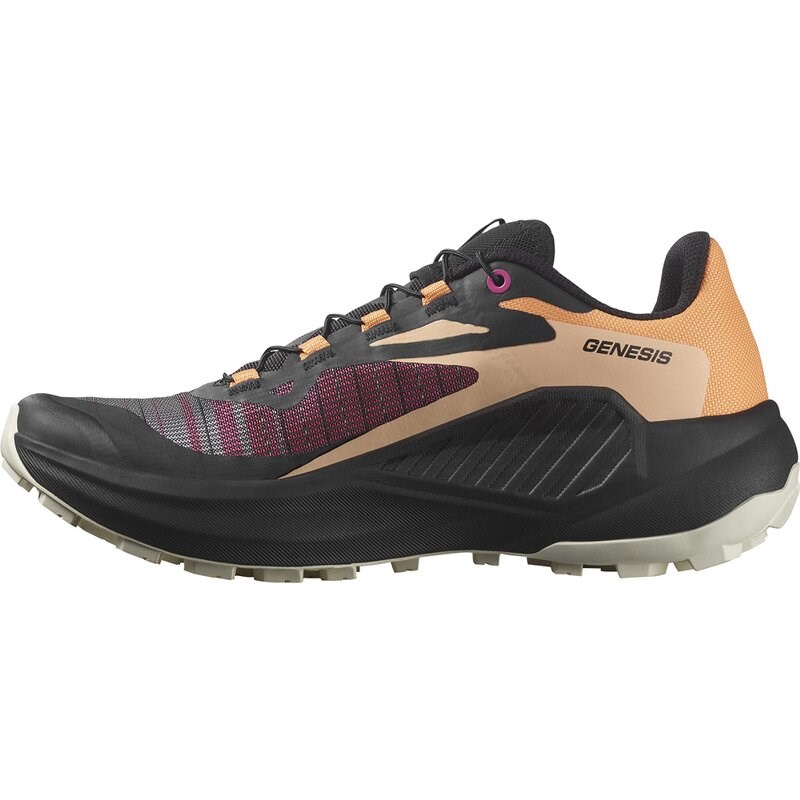 Neu Eingetroffen Salomon Damen Trailrunningschuhe SHOES GENESIS W - Paradiesvogelblume/Schwarz/Mandelmilch
