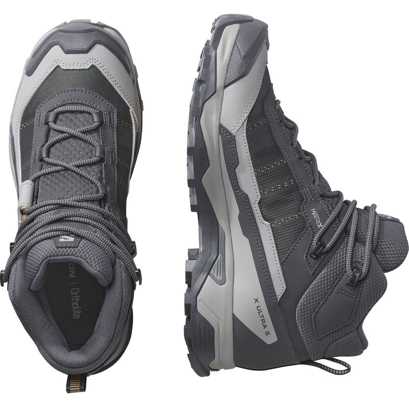 Neu Eingetroffen Salomon Damen Trekkingstiefel SHOES X ULTRA 5 MID GTX W 9 - Neun Eisen/Möwe/Weicher Ton