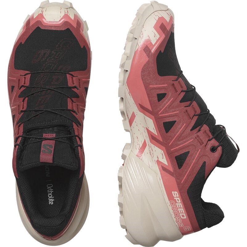 Neu Eingetroffen Salomon Damen Trailrunningschuhe SHOES SPEEDCROSS 6 GTX W - Schwarz/Kuhhaut/Verblasstes Rosa