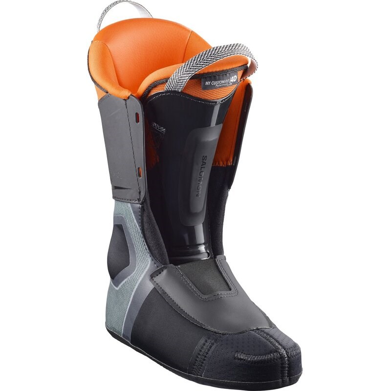 Neu Eingetroffen Salomon Herren Ski-Schuhe ALP. BOOTS - Schwarz/Beluga Metallic/Orange Tiger