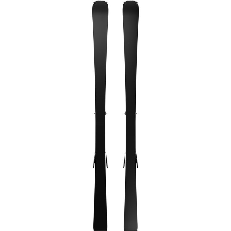 Neu Eingetroffen Salomon Damen All-Mountain Ski E - Schwarz/Silber Metallic