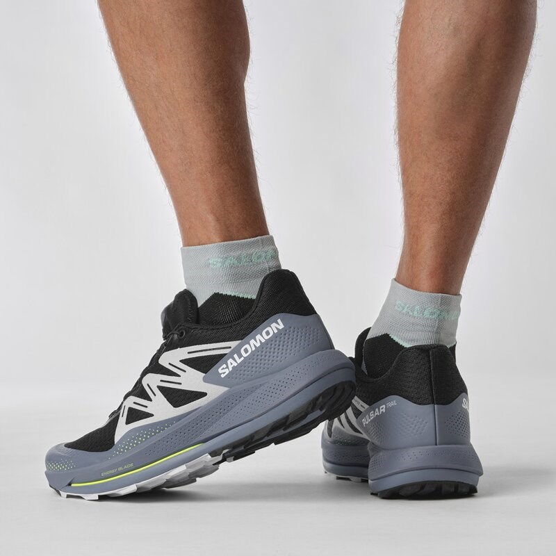 Neu Eingetroffen Salomon Herren Trailrunningschuhe SHOES PULSAR TRAIL - Schwarz/Chinablau/Arktische Eis