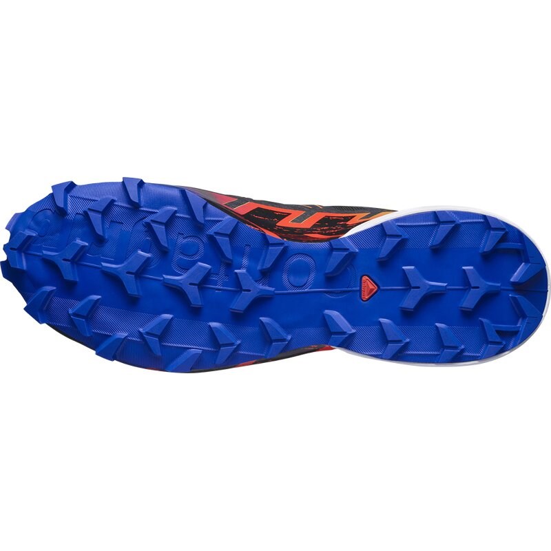 Neu Eingetroffen Salomon Herren Trekkingsandale SHOES SPEEDCROSS 6 GTX BLUE FIRE - Schwarz/Surf the Web/Sicherheit Gelb