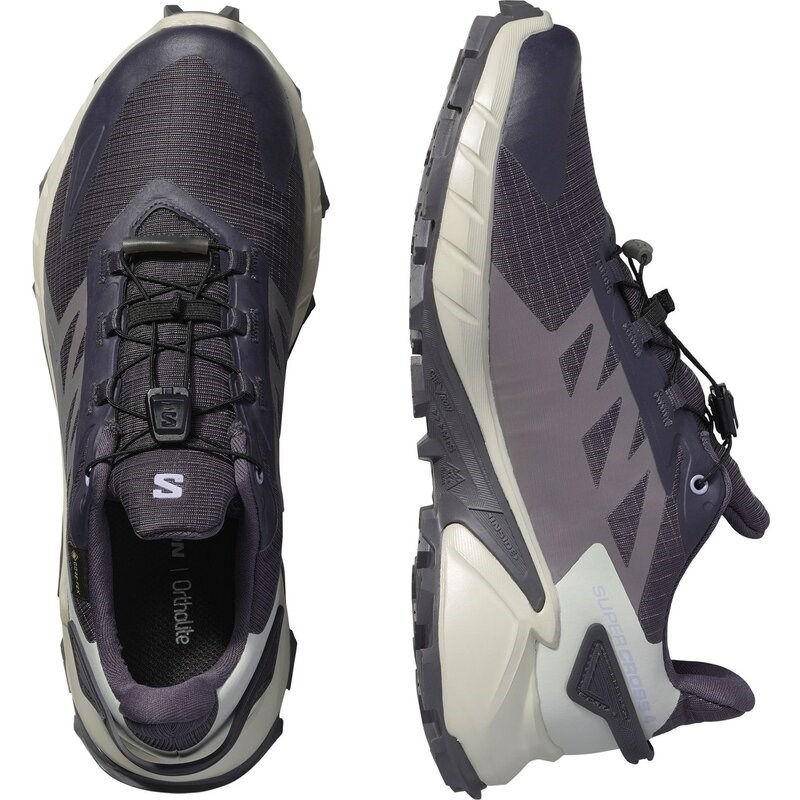 Neu Eingetroffen Salomon Damen Trailrunningschuhe SHOES SUPERCROSS 4 GTX W 9 - Neun Eisen/Lunar Rock/Cosmic Sky