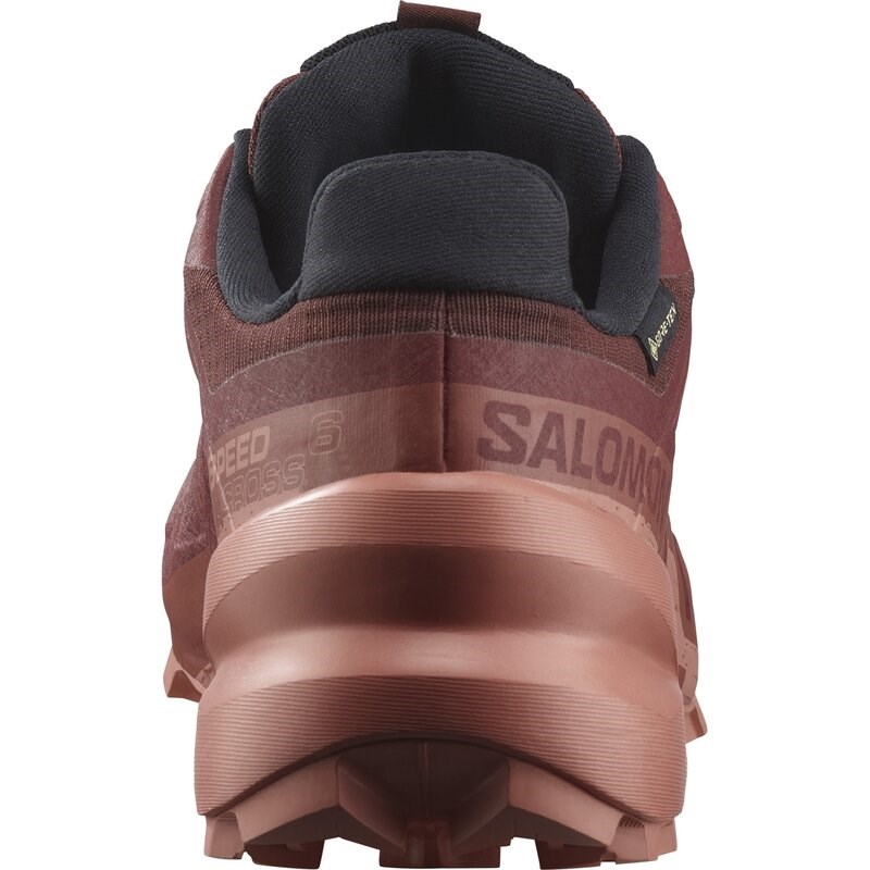 Neu Eingetroffen Salomon Damen Trailrunningschuhe SHOES SPEEDCROSS 6 GTX W Rum - Rumrosine/Scheunenrot/Canyon-Ton