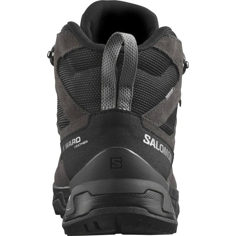 Neu Eingetroffen Salomon Herren Multifunktionsstiefel SHOES X WARD LEATHER MID GTX - Phantom/Schwarz/Magnet