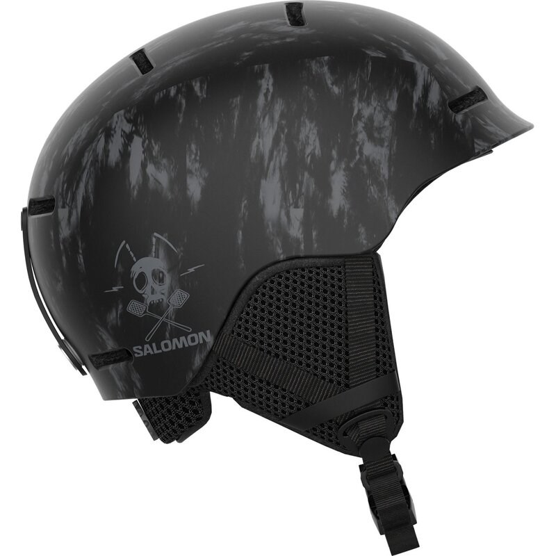 Neu Eingetroffen Salomon Kinder Helm HELMET PLAYER COMBO - Schwarz Batik