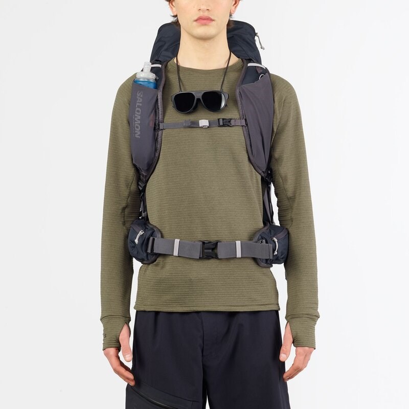 Neu Eingetroffen Salomon Rucksack AEROTREK 50 - Anthrazit / Neun Eisen / Legierung